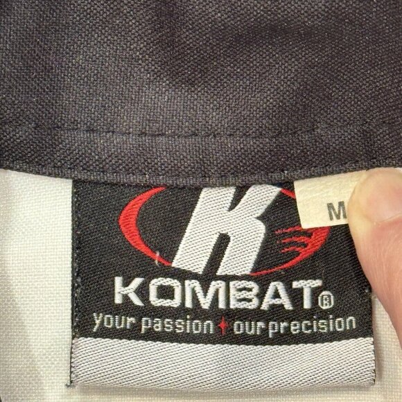 KOMBAT Trask Development Co. Button Up Graphic Shirt‎ Mens Medium Boats Racing - Picture 12 of 16